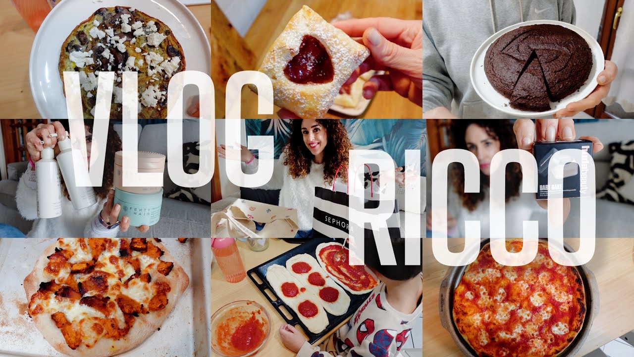 VLOG RICCO ♥️ Haul Sephora (FENTY HAIR e HUDA) PIZZA (ricetta in giornata) Spesa Esselunga (novità)