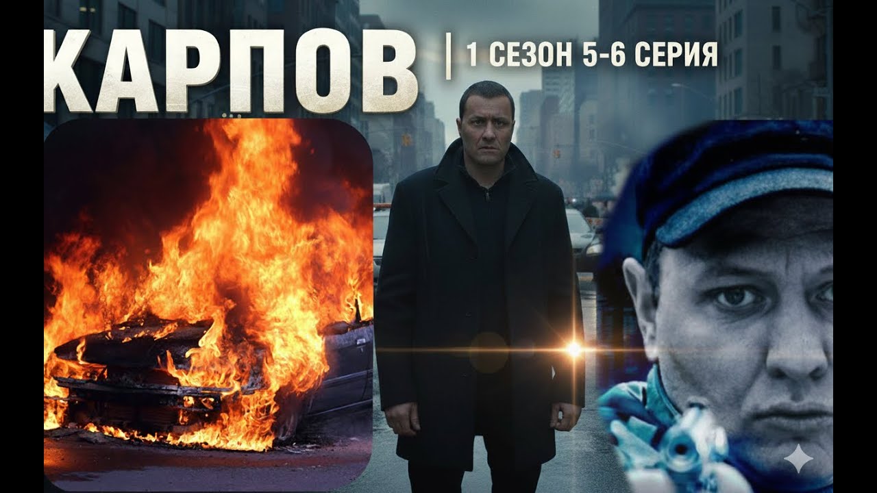 КАРПОВ 2025 [ 1 СЕЗОН ] 5 - 6 СЕРИЯ | Русские сериалы про ментов, Сериалы про преступников|