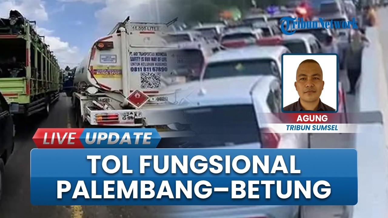 Kemacetan Mudik Lebaran 2026 di Jalinsum dan Exit Tol Palembang Betung, Polisi Rekayasa Lalu Lintas