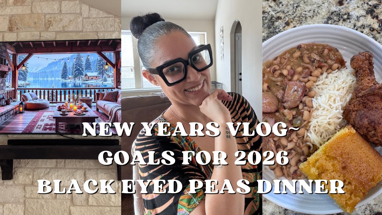 New Years Vlog-Goals for 2026|Setting Healthy Boundaries|Black Eyed Peas for Dinner! #goals #newyear