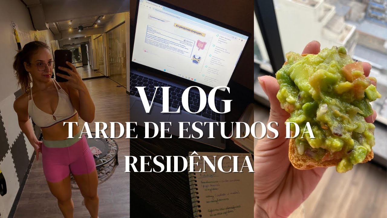 Tarde de estudos da residência: escrevendo o TCC, estudando estatística, curso de obesidade e +