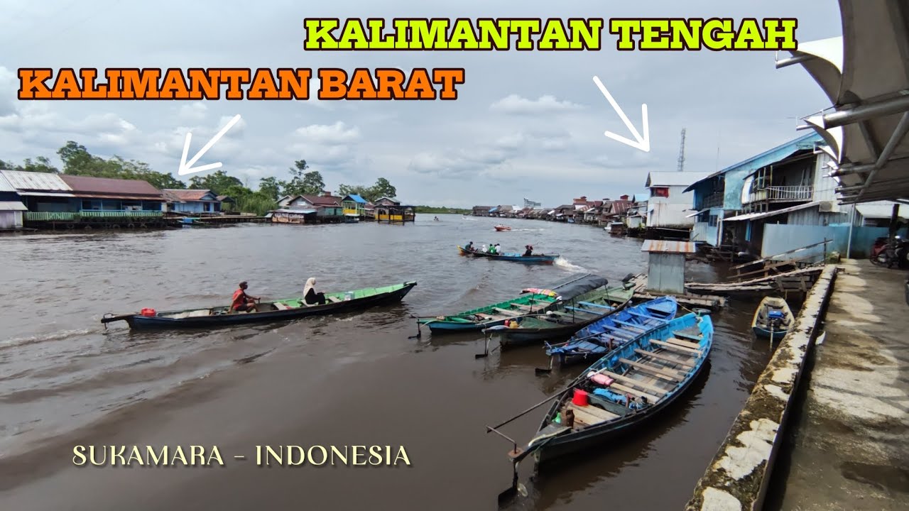 KEHIDUPAN UNIK DI SUKAMARA PERBATASAN KALTENG - KALBAR. Satu Keluarga Beda Provinsi ‼️