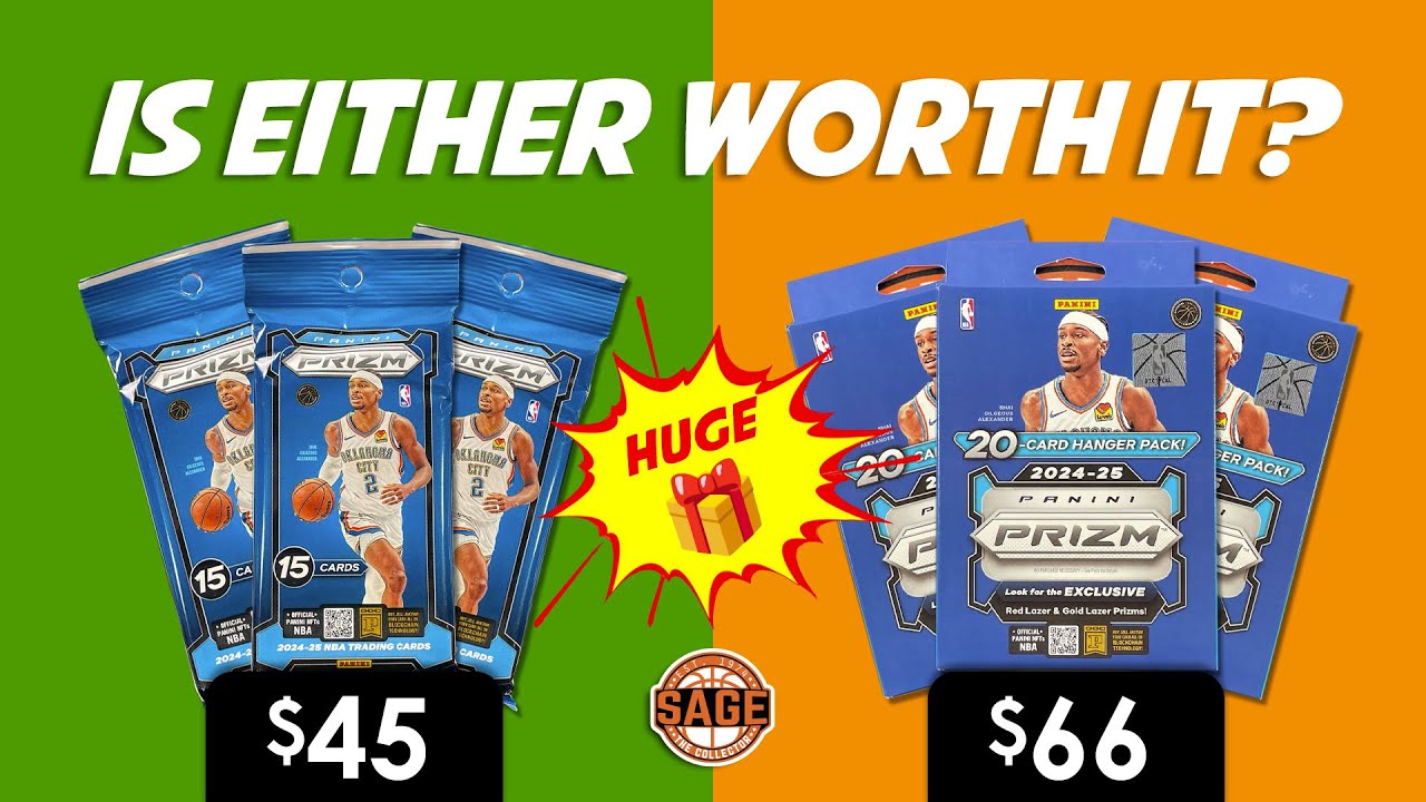 2024-25 Prizm Basketball Hangers & Value Packs 🔥 + Part 1 of a Huge Gift Package!