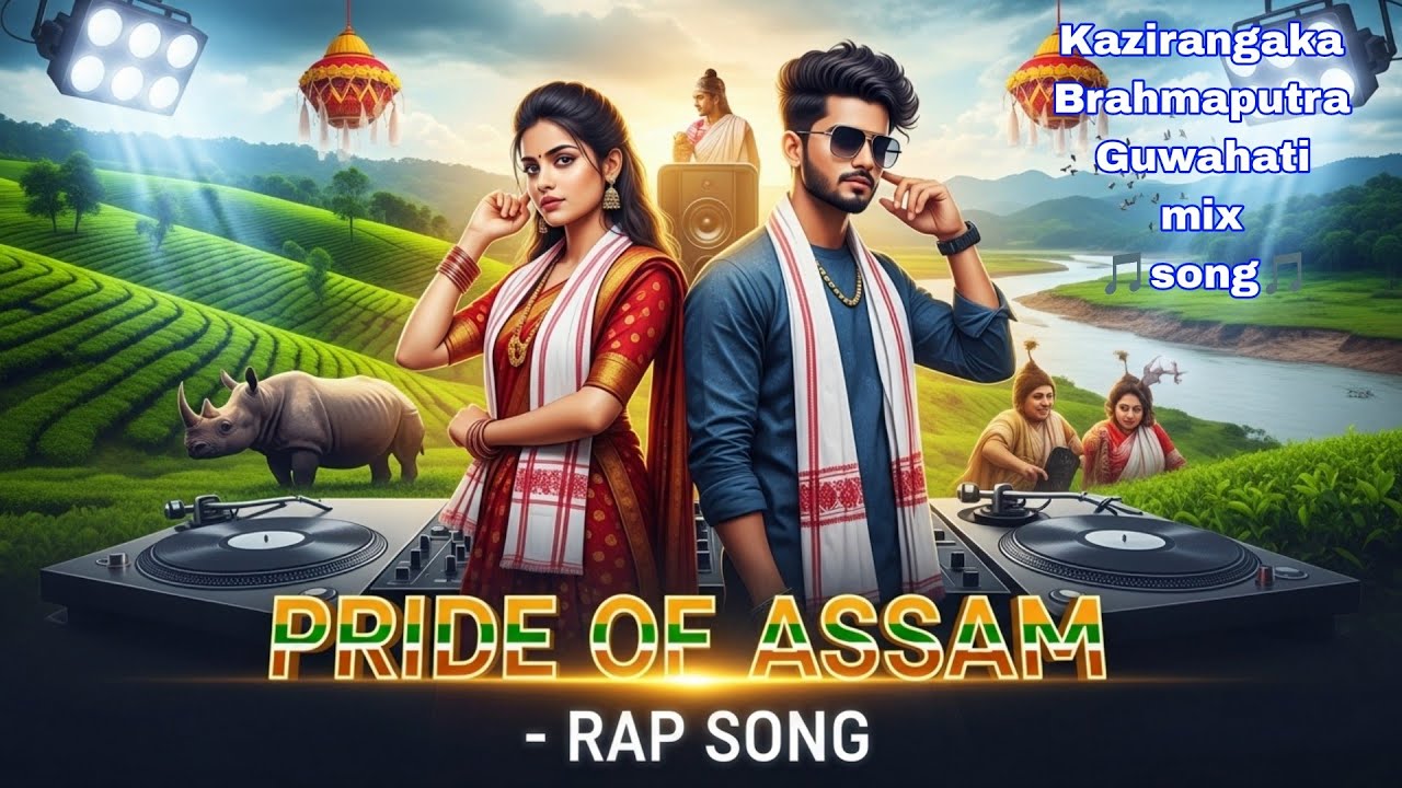 🔥 Pride of Assam (DJ Remix 2025)Hindi Assamese Fast Rap Song #assamesenewsong #hindisongs #rapsong 