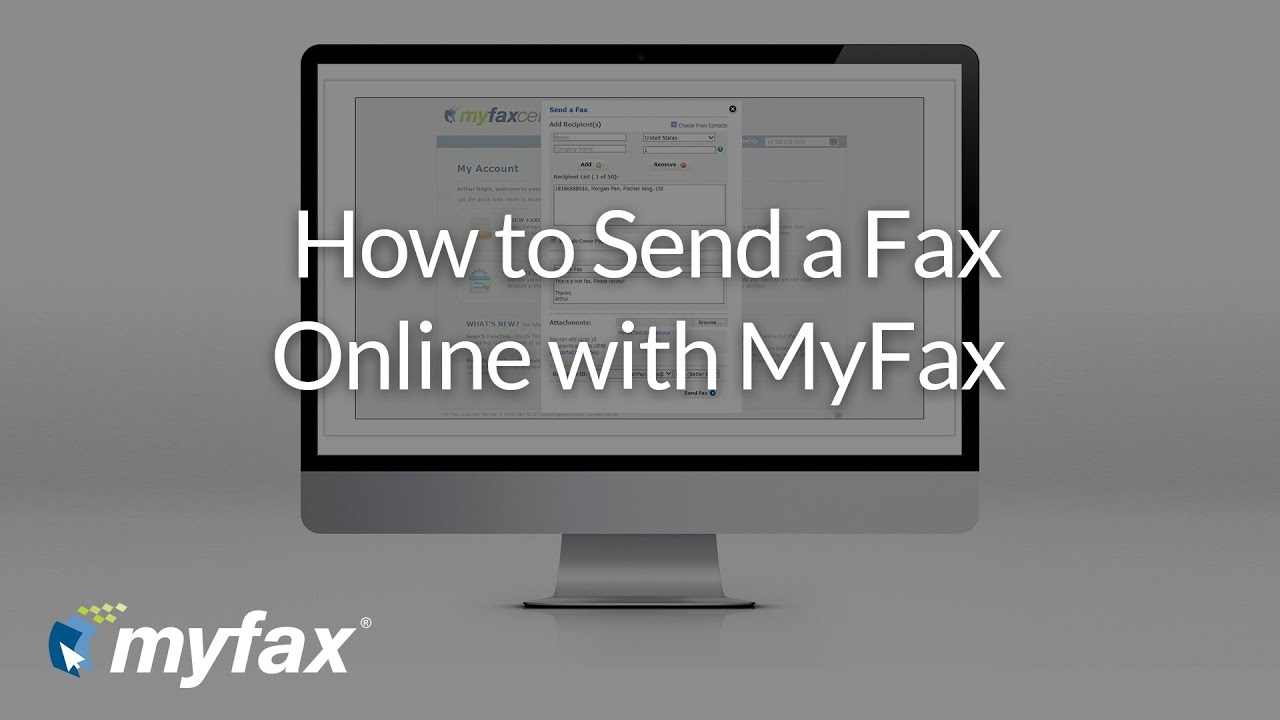 How to Send a Fax Online with MyFax