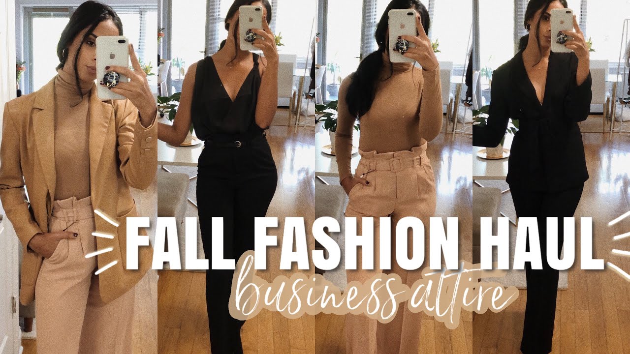 FALL FASHION HAUL | Wear To Work Outfits - Business Attire