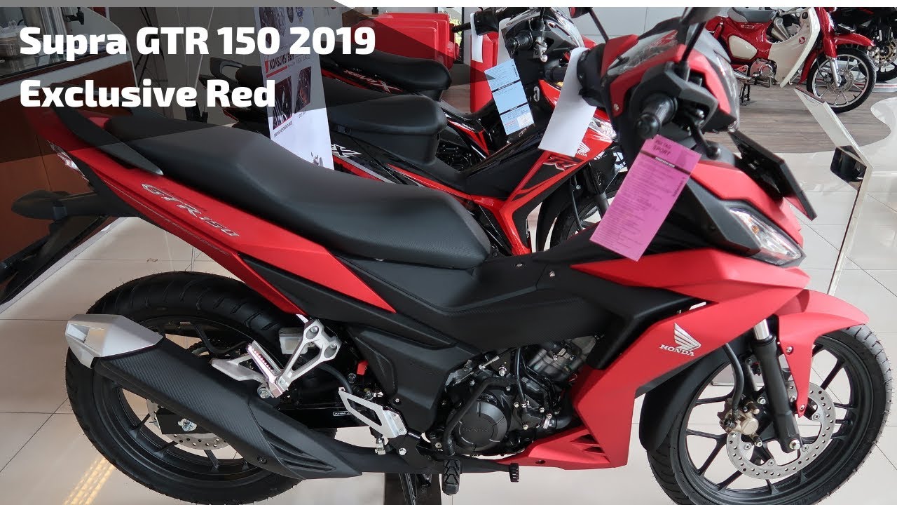 Detail Warna Baru, Honda Supra GTR 150/Winner/RS150 Exclusive Red 2019