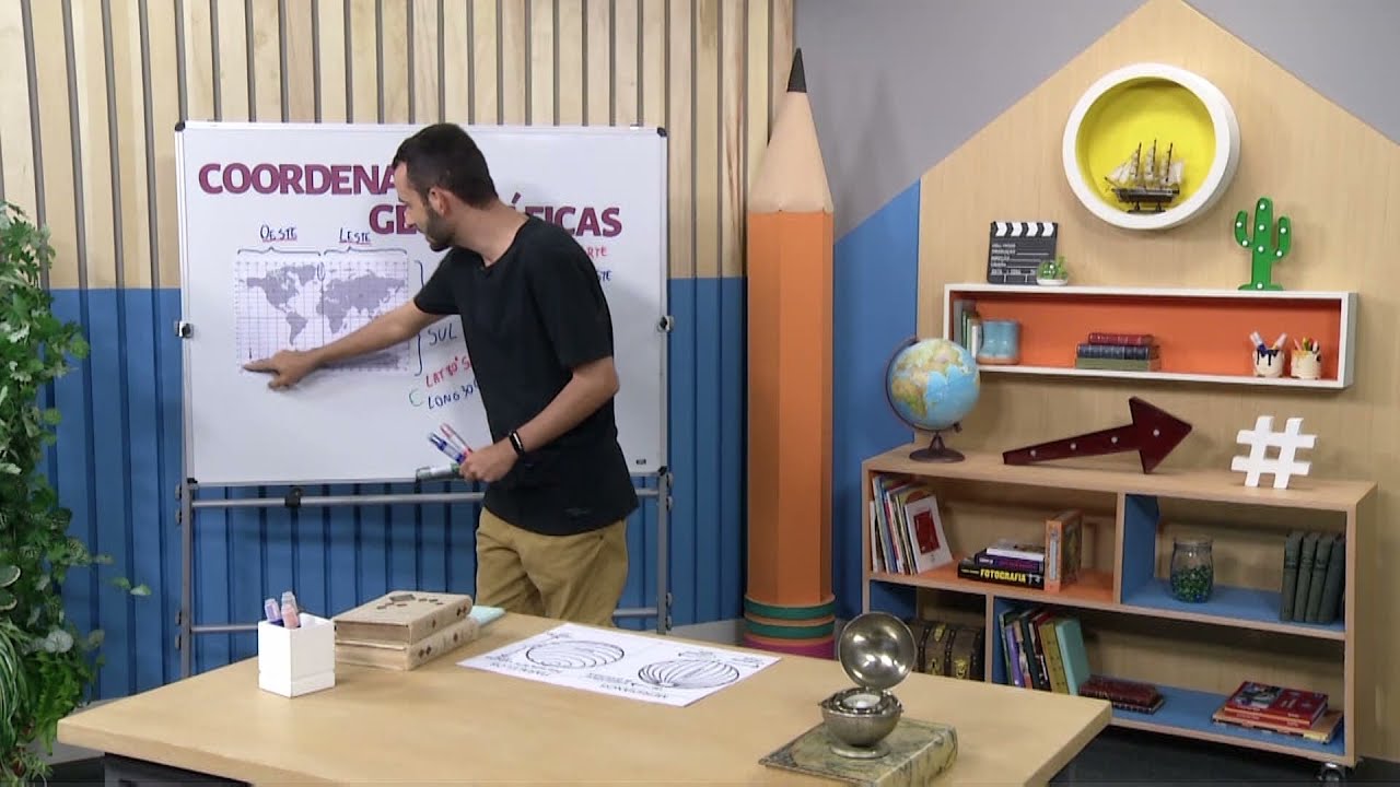 Coordenadas geográficas | Rioeduca na TV – Geografia - 6º Ano