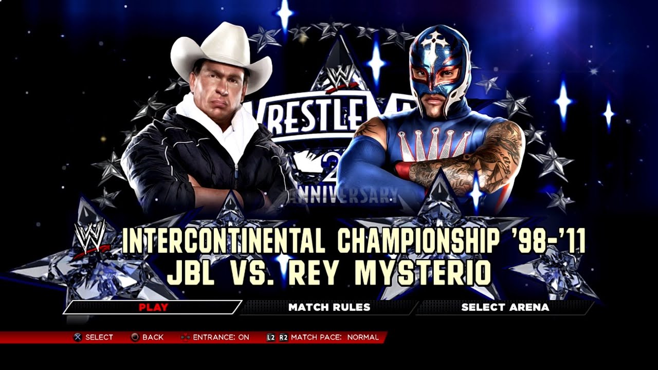WWE 2K14 PS3 - JBL (WM 21) против Рей Мистерио [2K][mClassic]