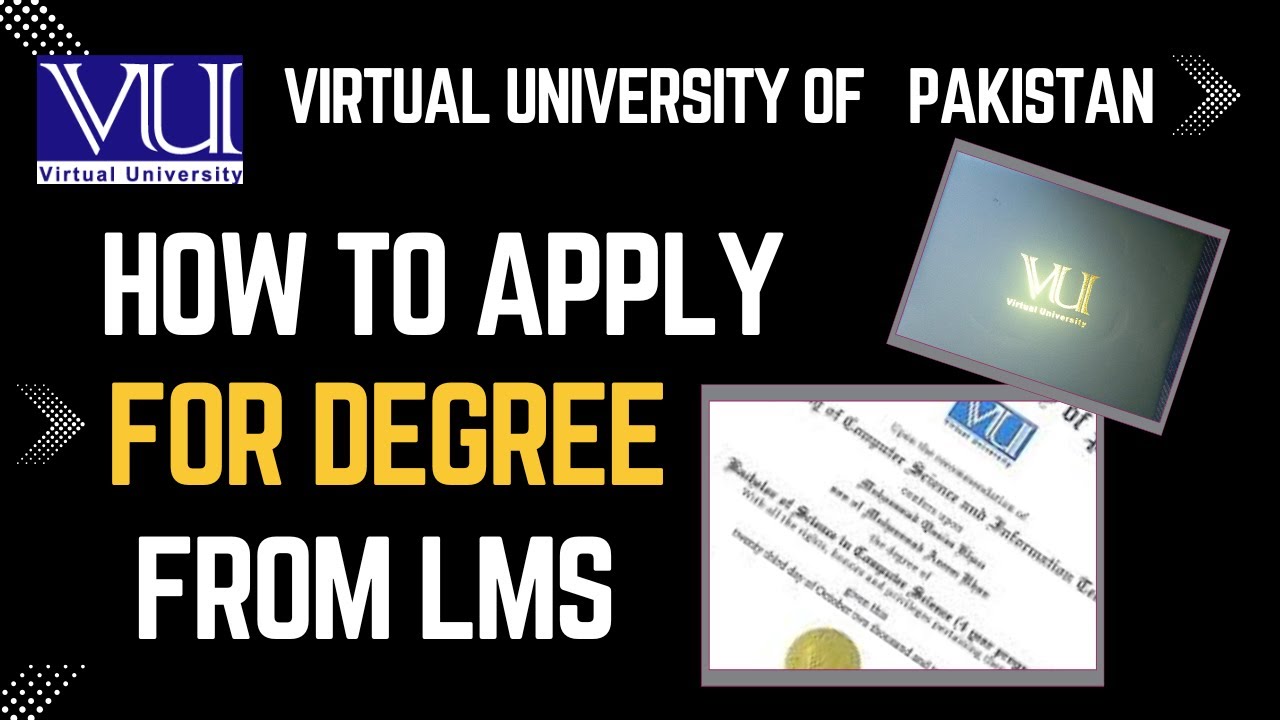 How to apply for VU Degree🎓|| VU Degree || Virtual University of Pakistan@Learn2Inspire-lN_0110