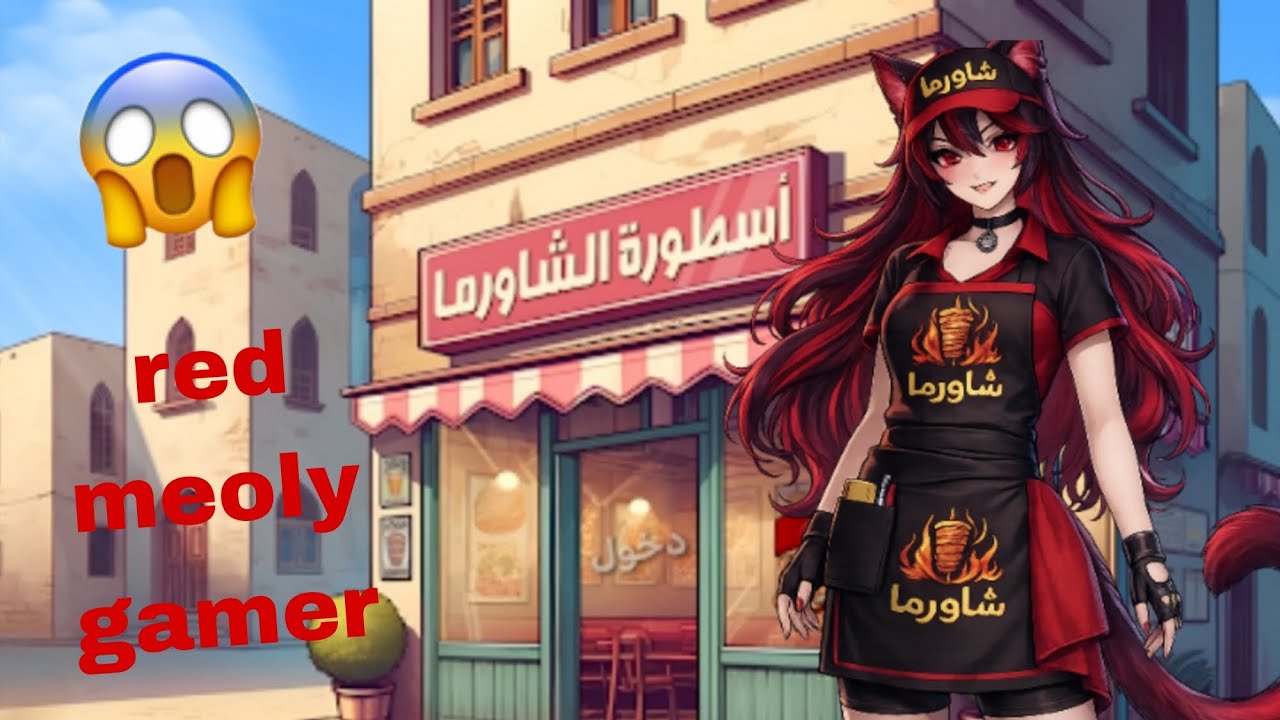 اشتغلت في مطعم شاورما😱😱😭🤫😅 |لعبه اسطوره الشاورما|