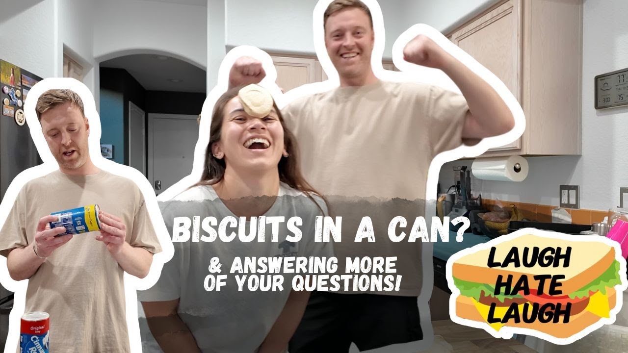 Baking Biscuits & Cinnamon Rolls in a Can 🍪🤯 + Q&A with my Northern English BF!
