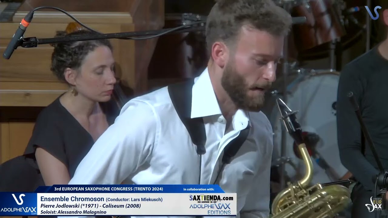 EURSAX 2024:  Alessandro Malagnino & Ensemble Chromoson plays Coliseum by Pierre Jodlowski