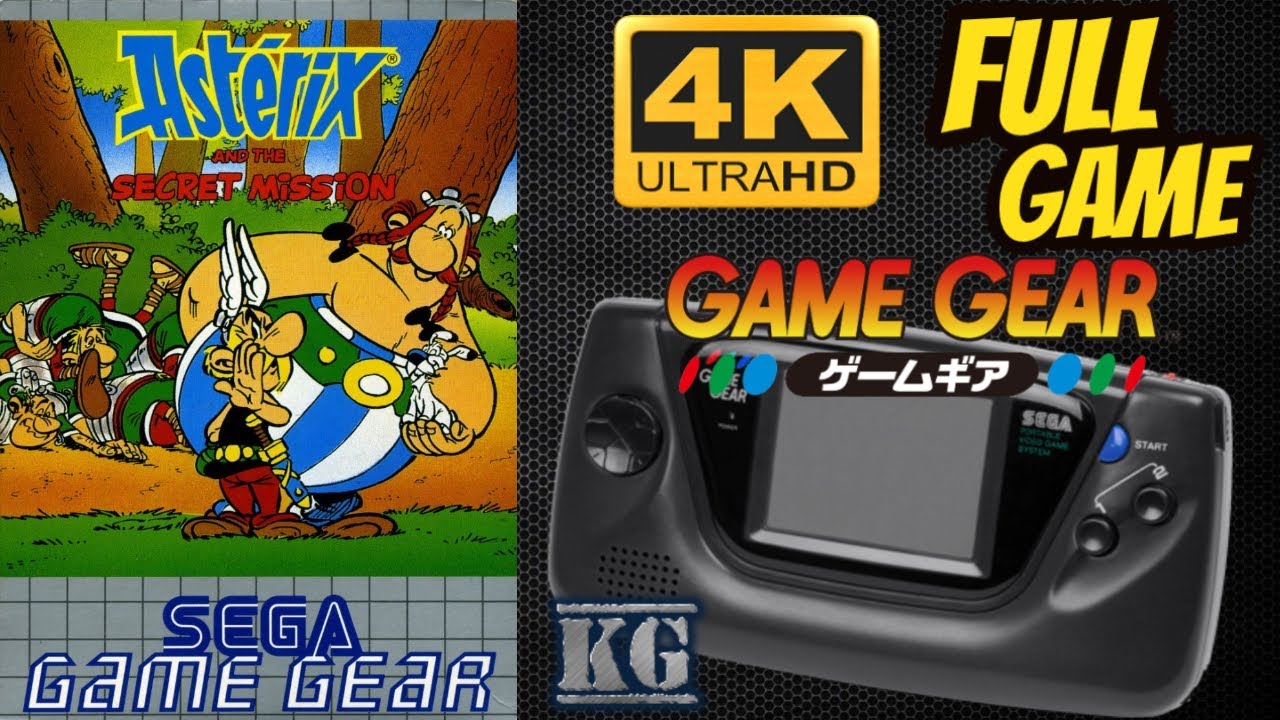 Asterix and the Secret Mission [GAME GEAR] Longplay Walkthrough Full Movie Game [4K60ᶠᵖˢ UHD🔴]