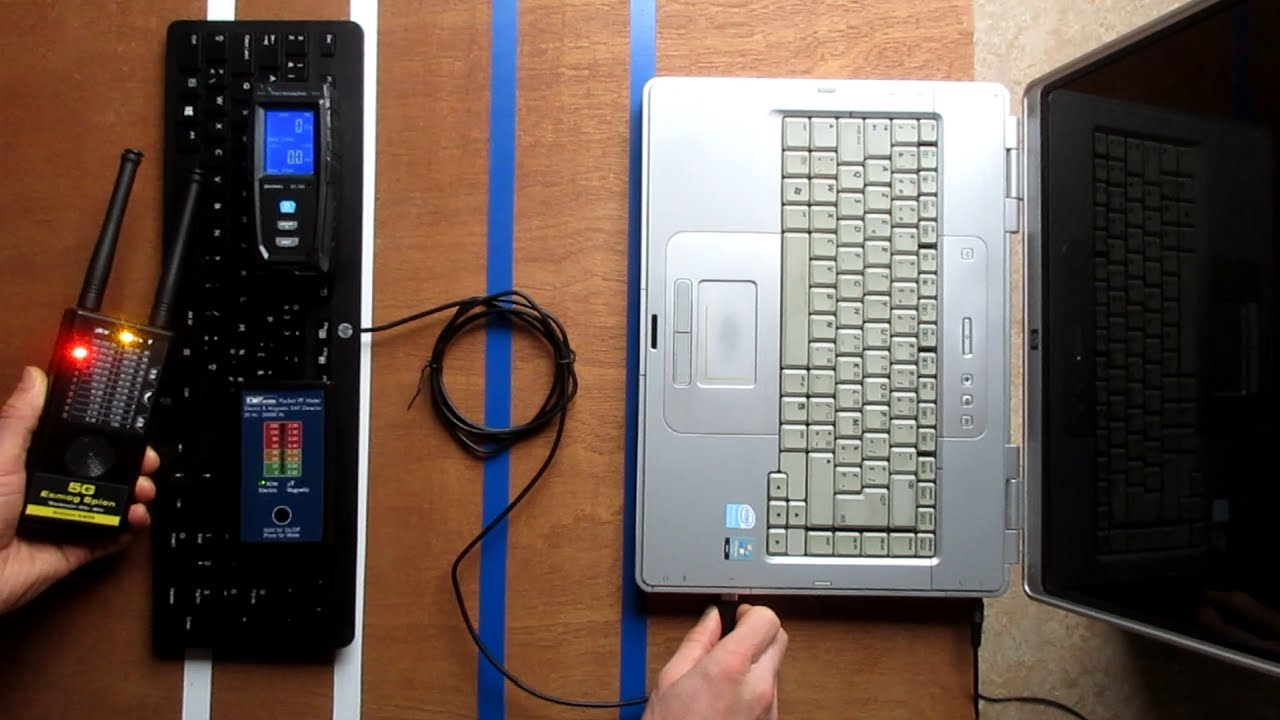 How to test computer EMF (part 3/4) Electric Fields  Dirty Electricity |  EMI