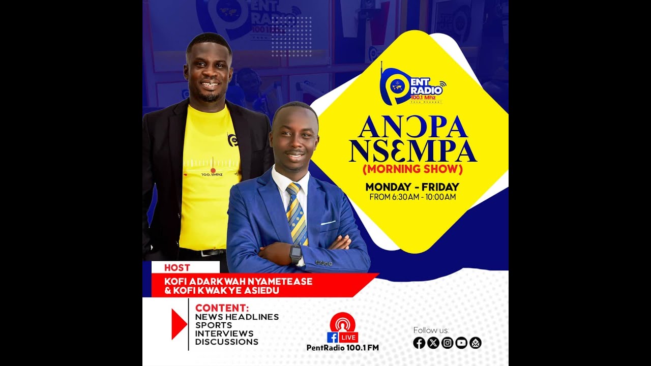 ANOPA NSEMPA ON Pent Radio 100.1 Kumasi, on 26.0925