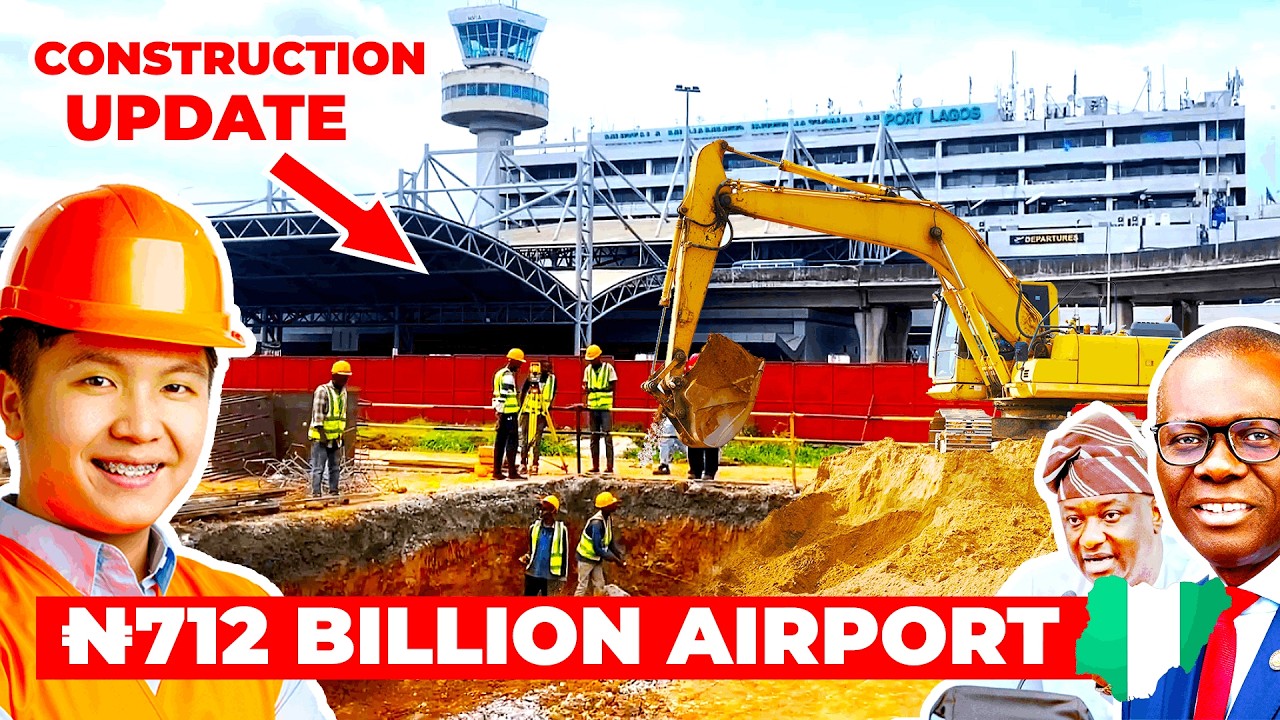 Nigeria N712 Billion Airport Construction Update: INSIDE THE LAGOS INTERNATIONAL AIRPORT