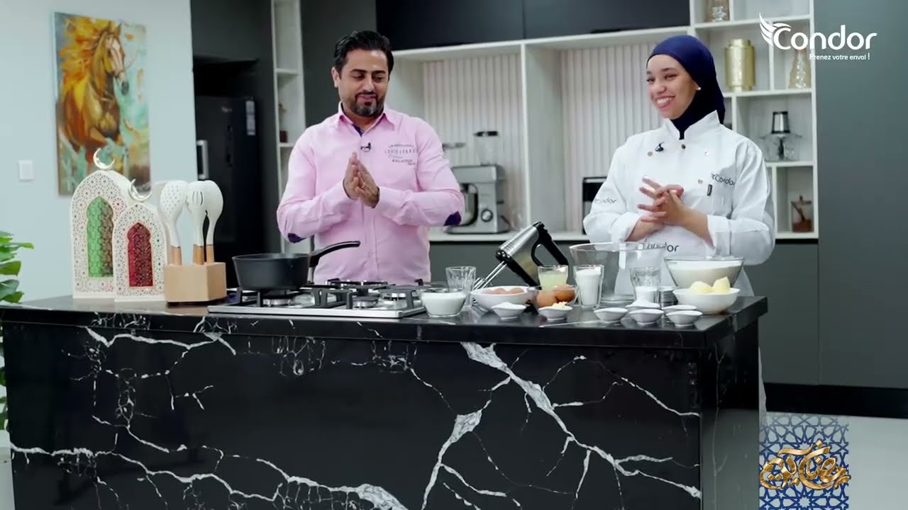 رمضان أسهل مع كوندور !🌙✨حضروا وصفة تورتة الليمون بسهولة مع سفيرة كوندور الشاف فاطمة الزهراء بن جليدة