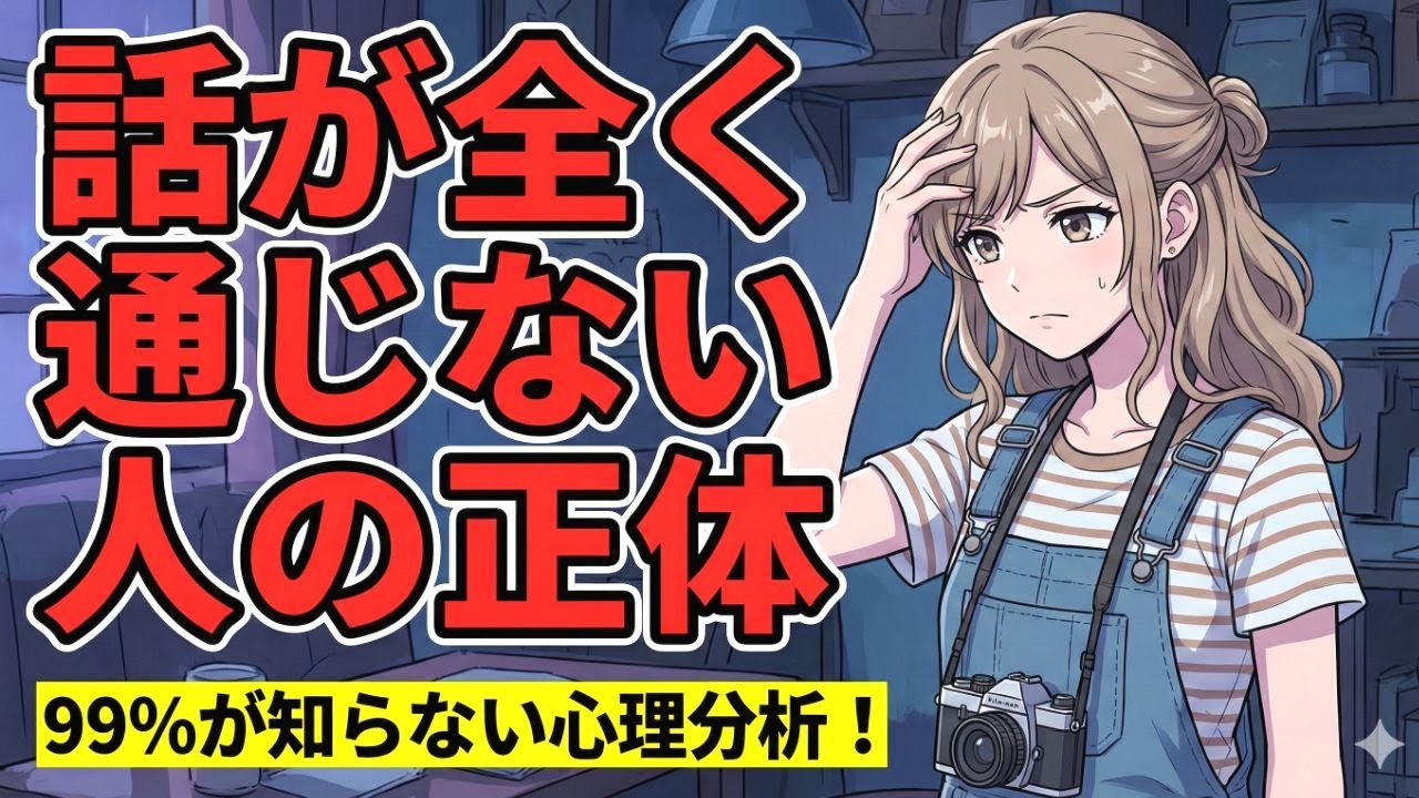 話が全く通じない人の正体