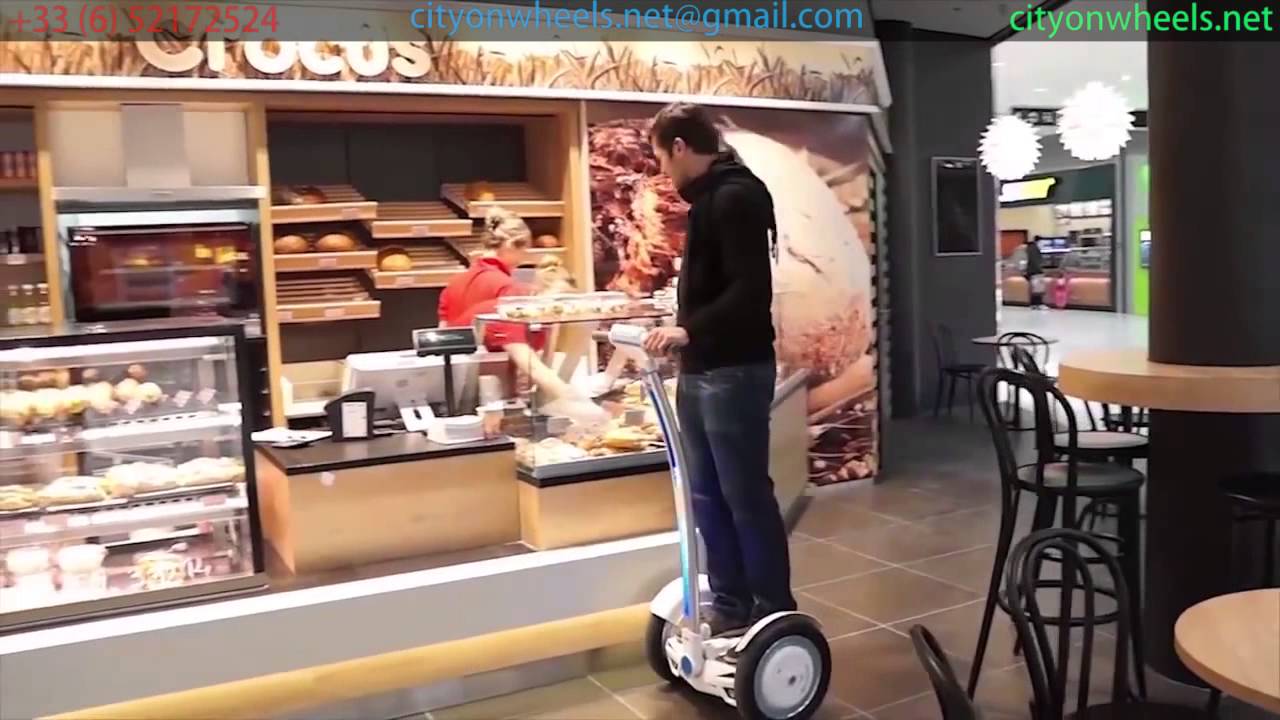 Gyropode electrique EvenGlide Airwheel S3 d&eacute;rive