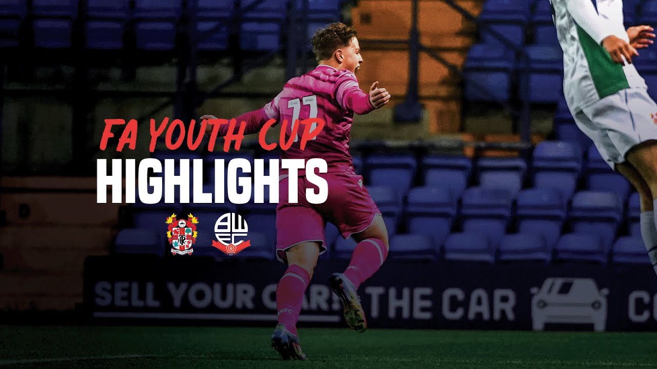 FA YOUTH CUP HIGHLIGHTS | Tranmere Rovers vs Wanderers