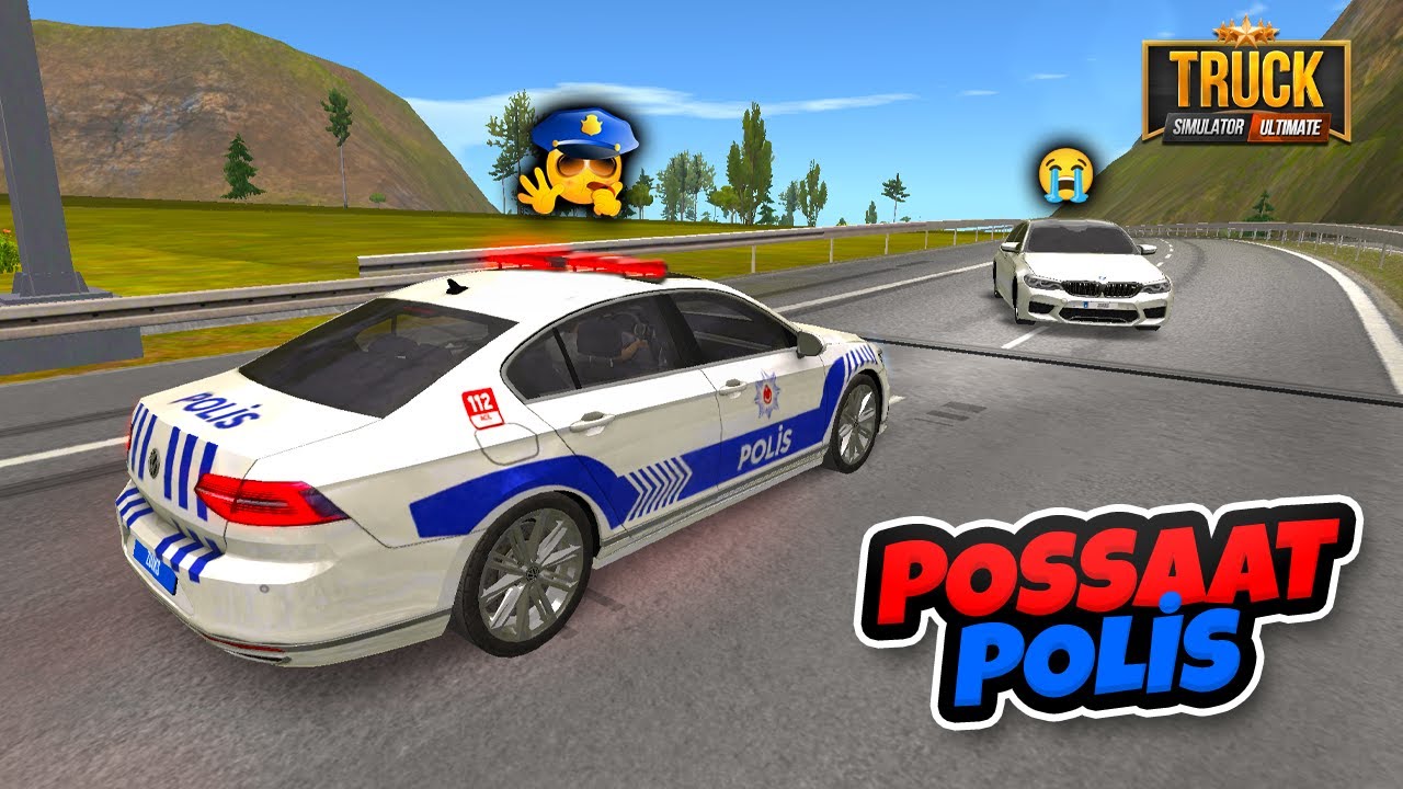 Passat Polis Arabamızla Drift Yapanı Kovalıyoruz !!! Truck Simulator Ultimate