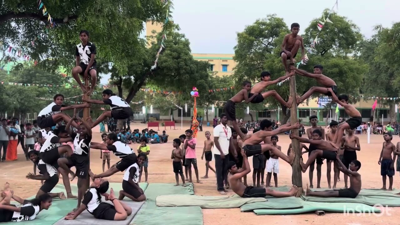 #Mallakhamba  Pyramid KMKA Matric.Hr.Sec.School 35 annual sports meet 2026🏅
