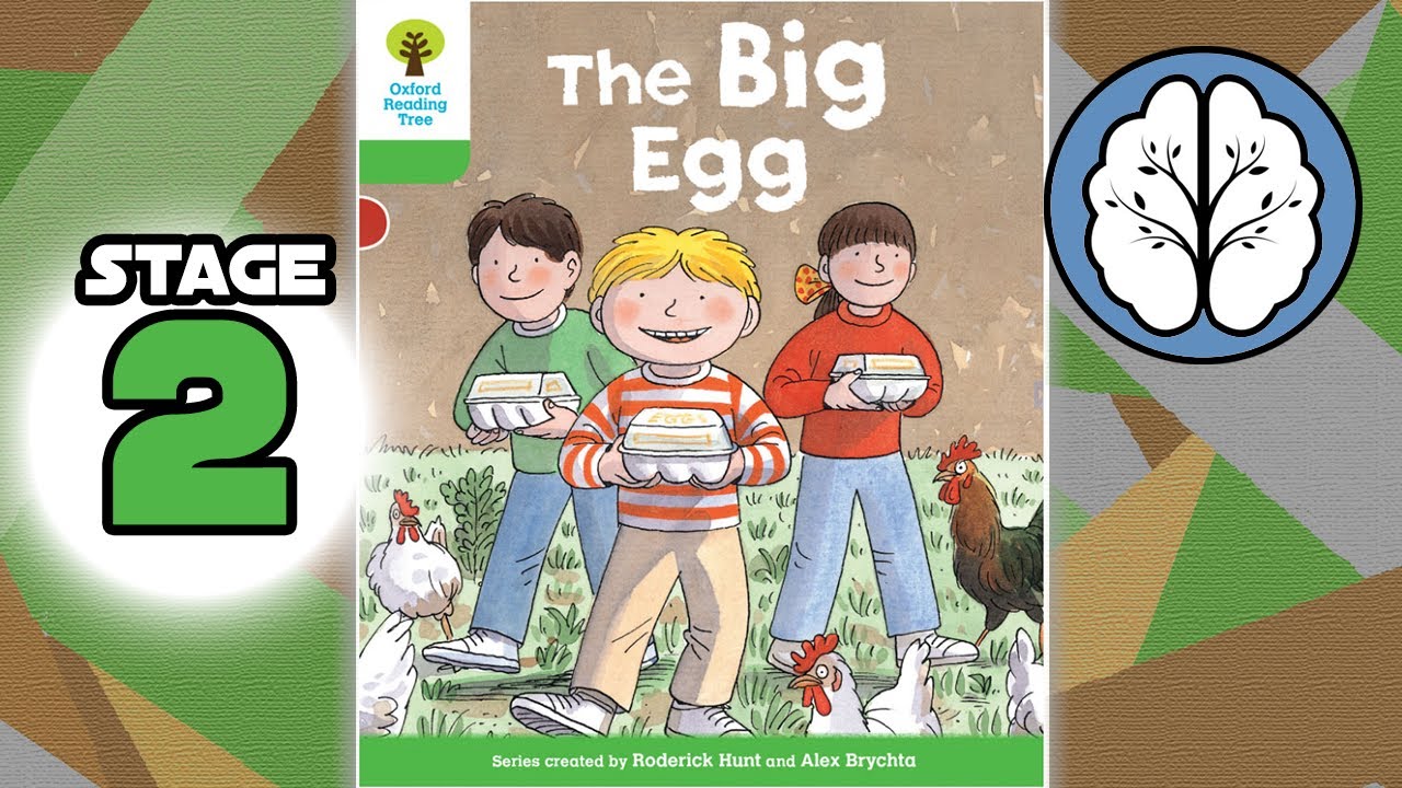 【リスニング上達】The big egg. Oxford reading tree (Stage 2)
