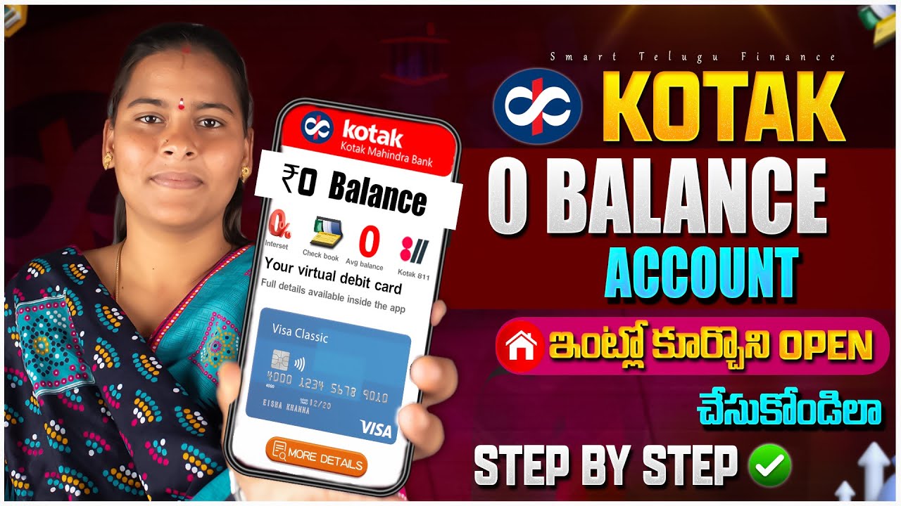 Kotak 811 Zero Balance Account Opening Online Telugu 2025 | How to Open Zero Balance Account Online