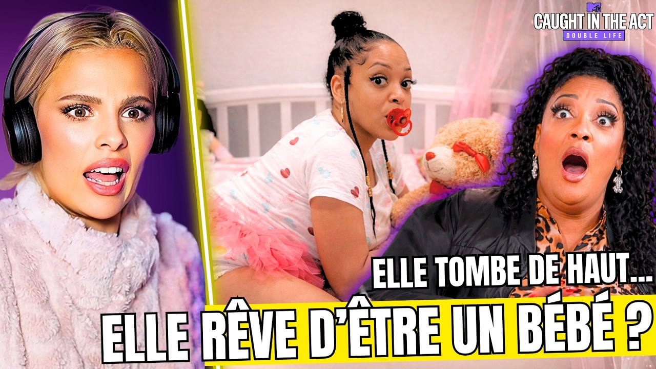 CAUGHT IN THE ACT | ELLE RÊVE D’ÊTRE UN BÉBÉ ? JE SUIS CHOQUÉE ! 😱 [REACT]