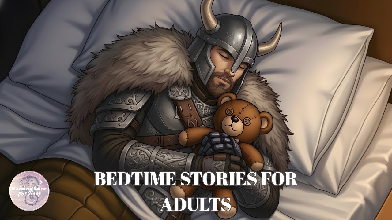 Elder Scrolls - Dovahkiin’s Lore for Sleep | ASMR + Campfire Sounds