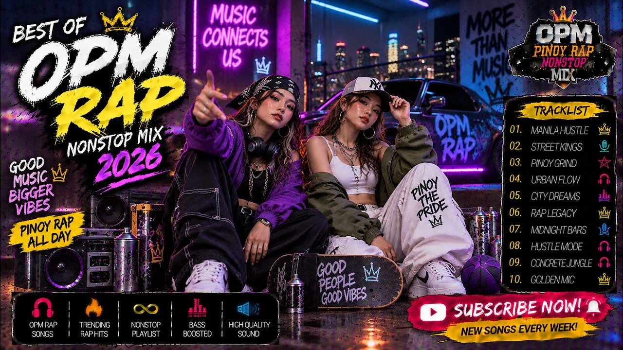 BEST OPM RAP SONGS 2026 🔥 Trending Pinoy Rap Hits | Filipino Hip Hop Music Nonstop Mix