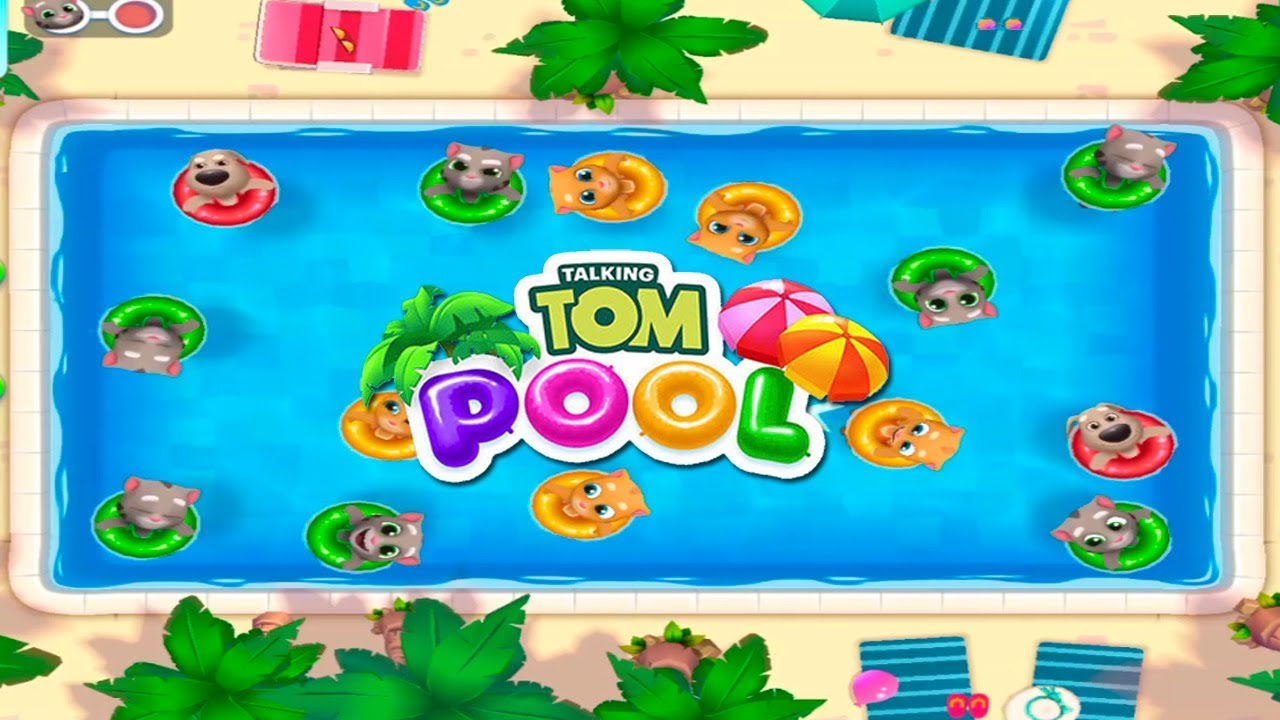 Juegos para Niños -Talking Tom Pool Superando el Nivel 100 -Juegos para Niñas