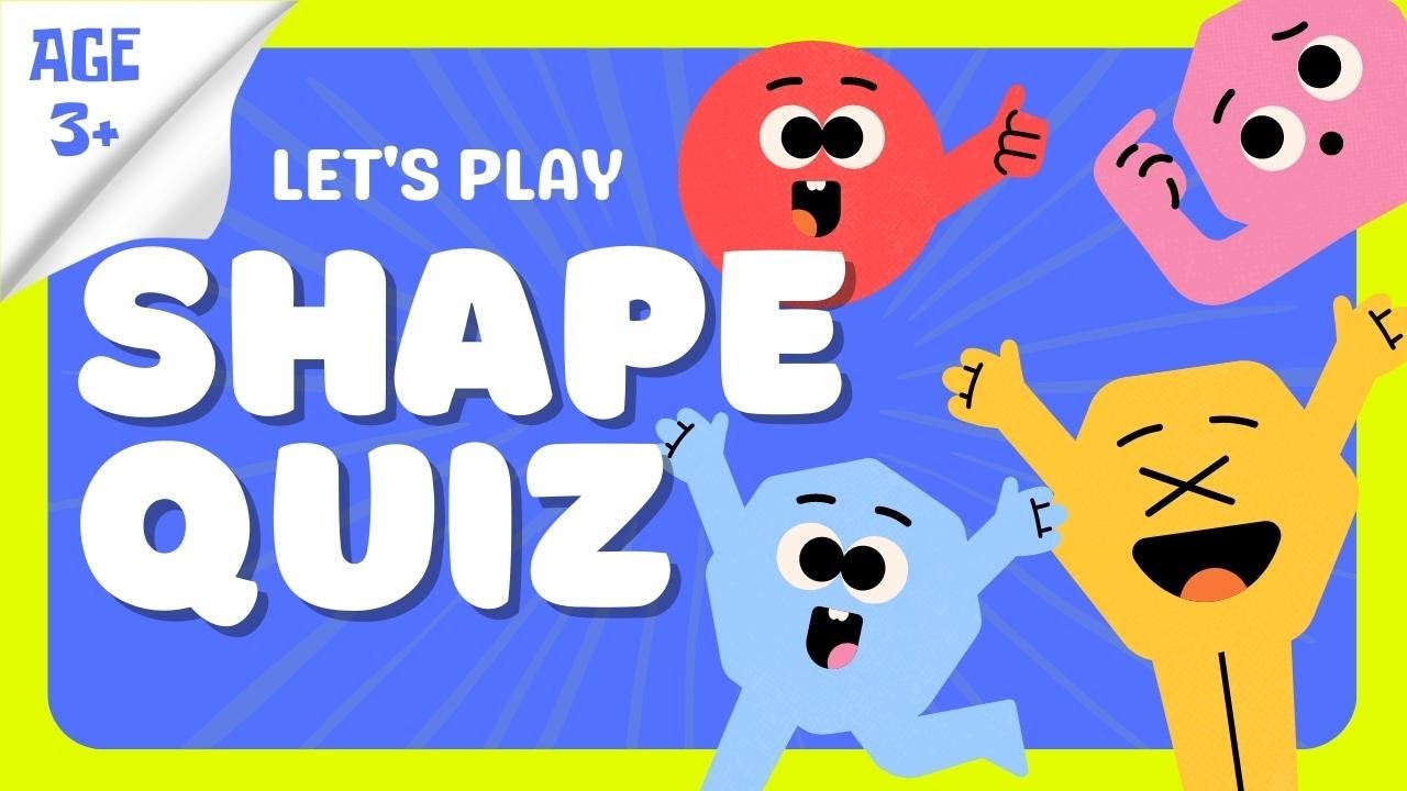 🔷 Can You Name All The Shapes? Shape Quiz For Kids