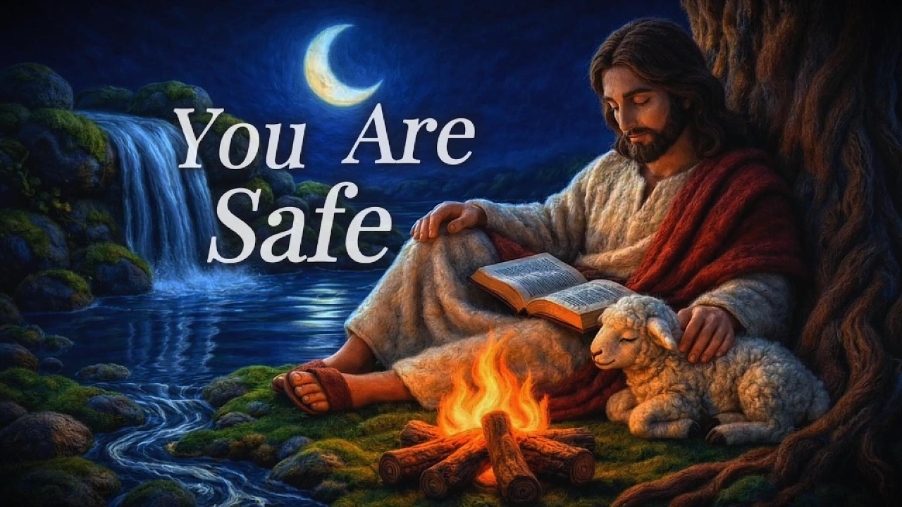 You’re Safe Tonight… Rest In God’s Care 🌙 | Bible Reading for Sleep