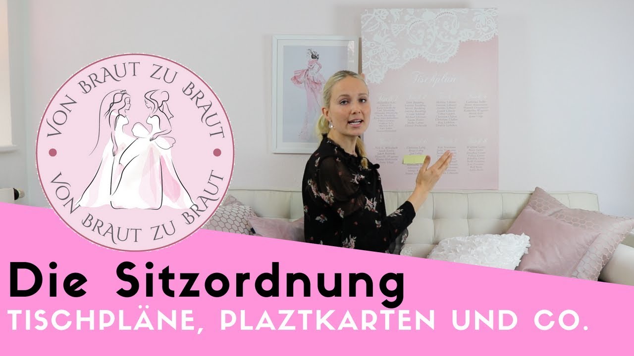 Die Sitzordnung bei der Hochzeit – Wer sitzt wo?