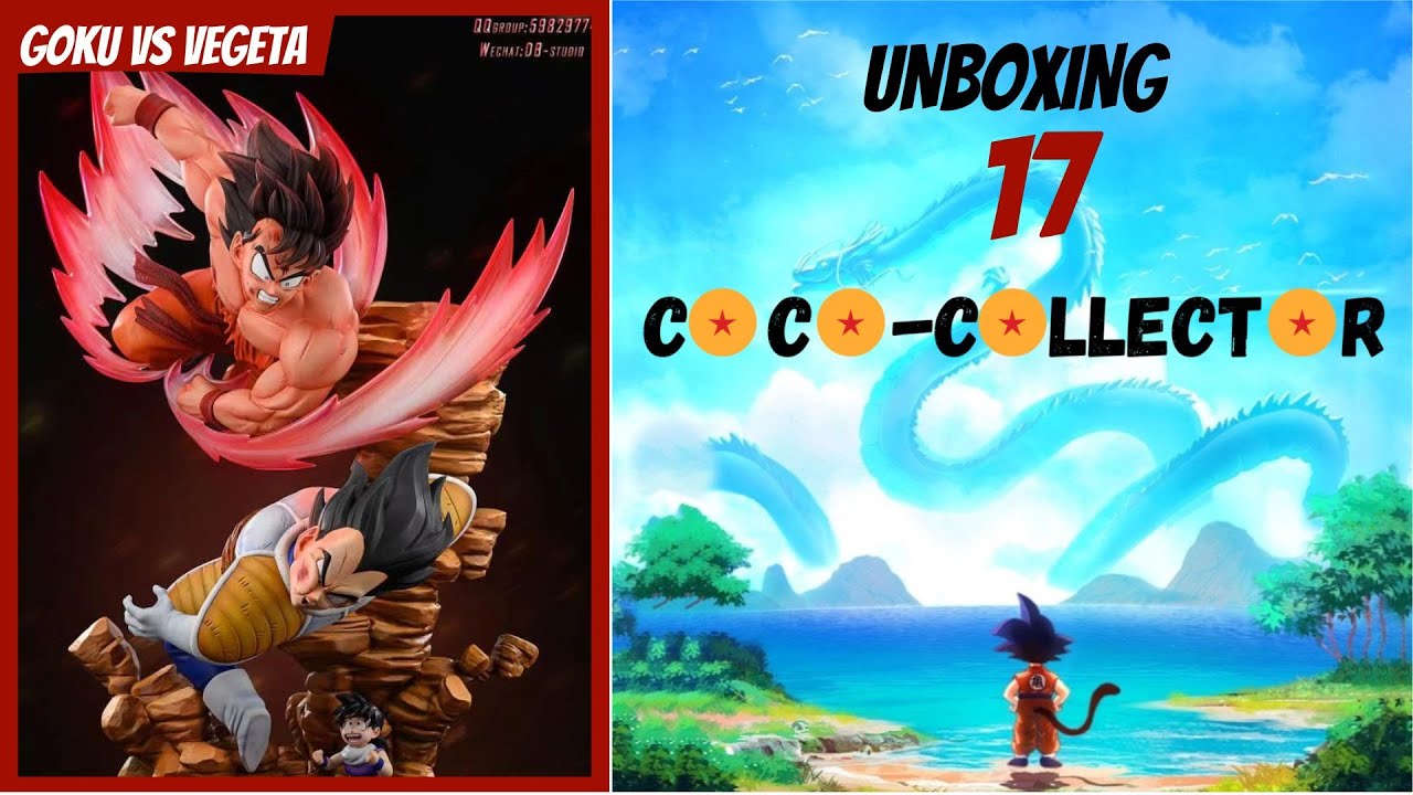 UNBOXING 17 ‐ GOKU Vs VEGETA DB Studio Dragon Ball Resin Statue