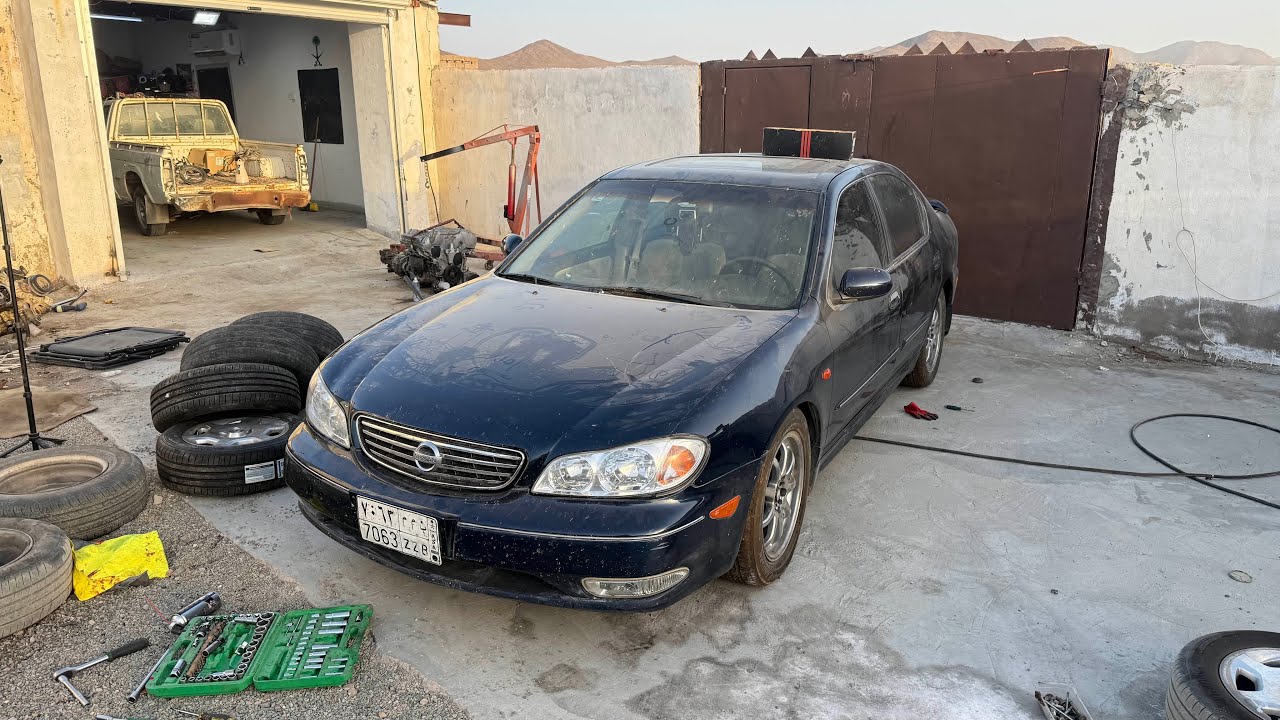 صيانة للمكسيما       غطاء البلوف وتهريب الزيت غلى الب