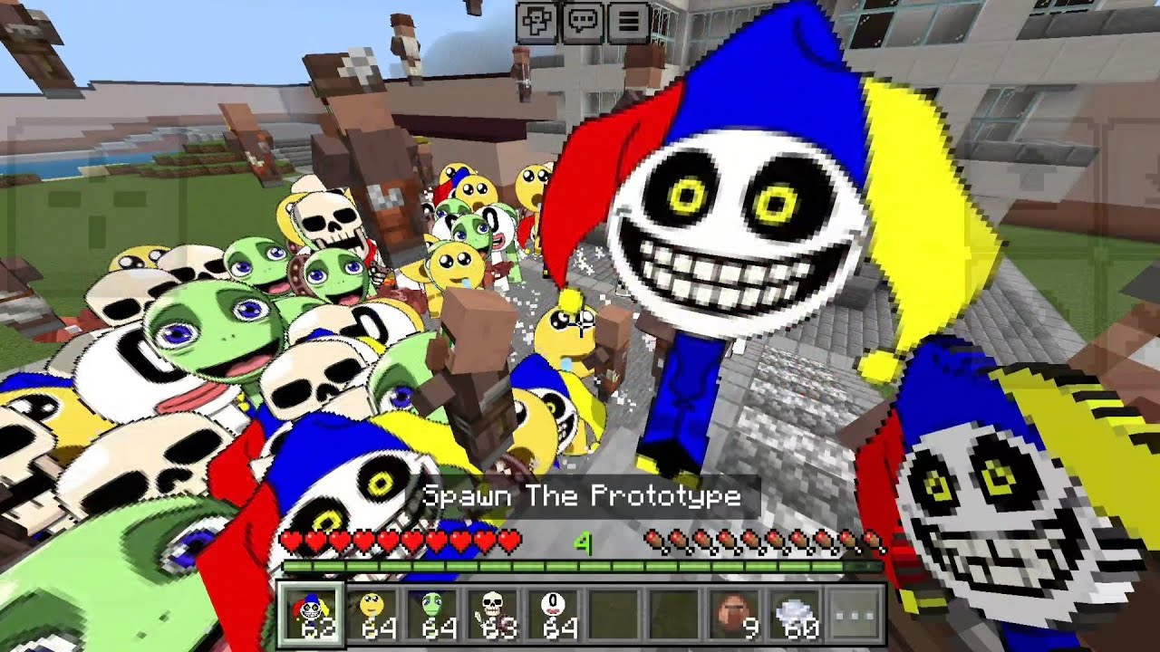 Sprunki OC The Prototype added to Minecraft PE