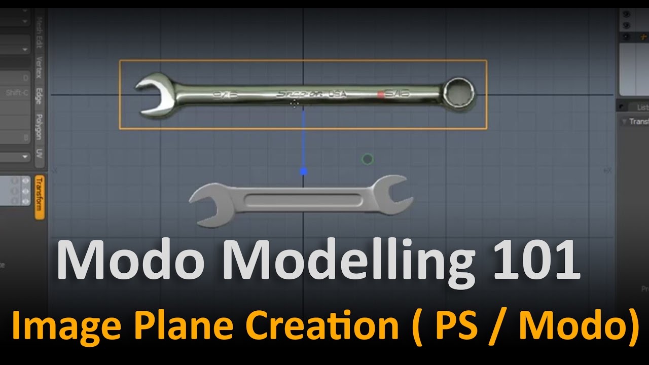 Modo Modelling: ImagePlane
