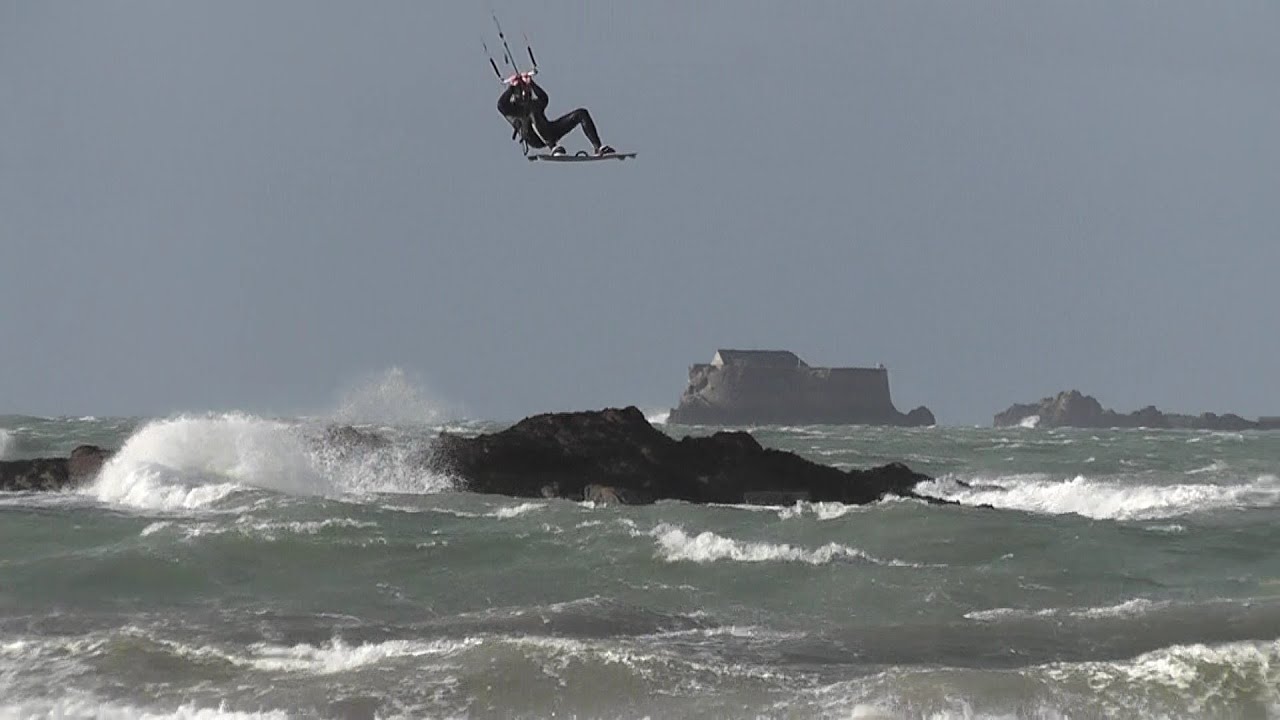 Kitesurf Saint-Malo Bretagne / France HD