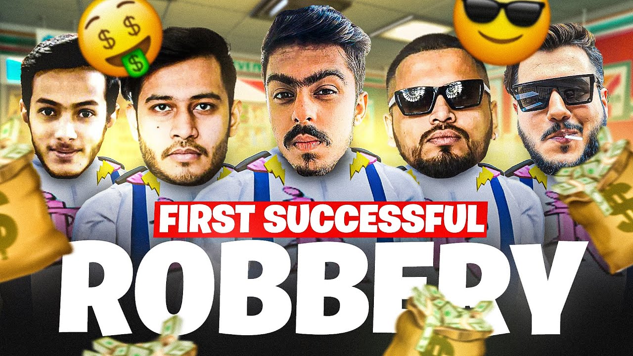 First Successful Store Robbery🔥|  EightFold Gaming Ft. @8bitrebel & @S8ULSID