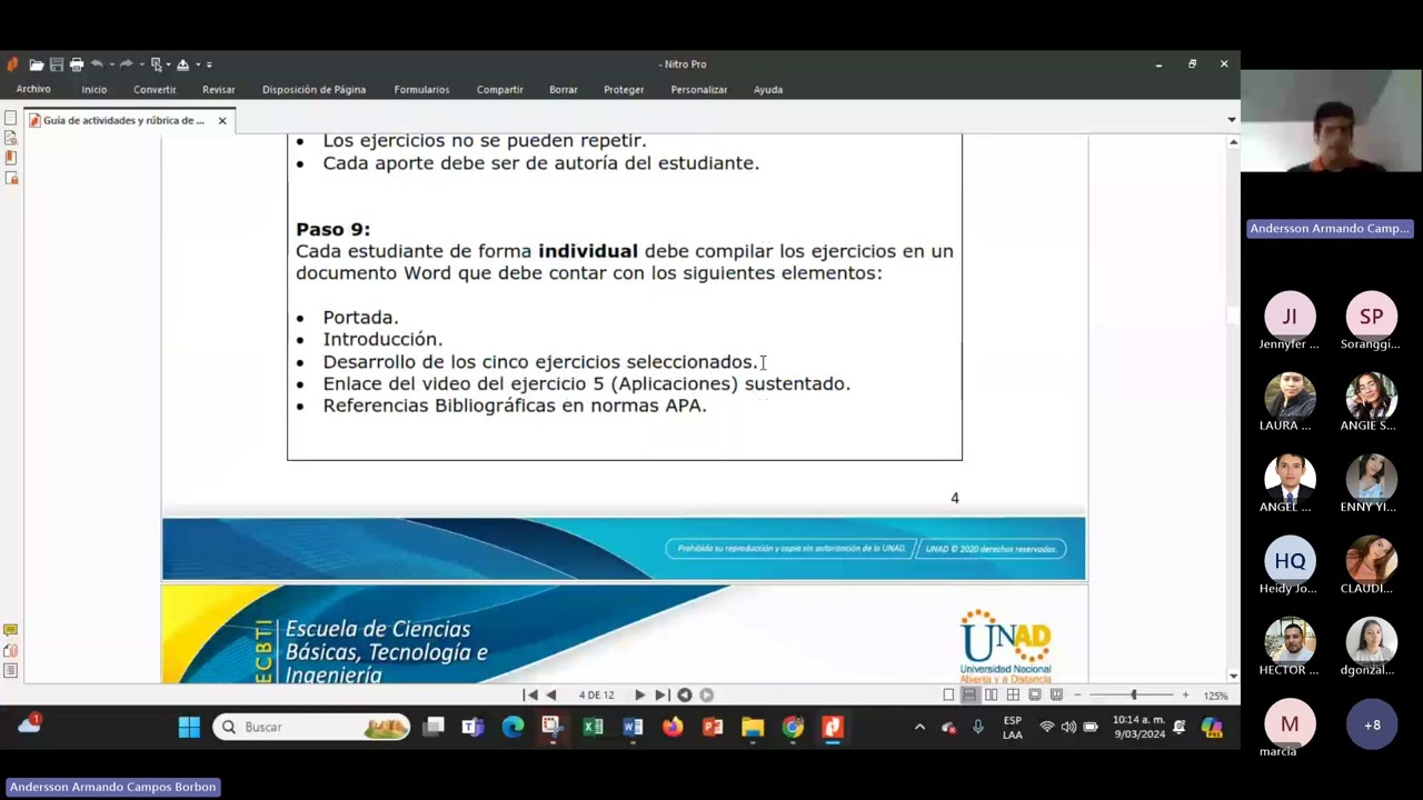 Tarea 2  Puntos 1 y 2  1601 2024  Cálculo Diferencial  UNAD