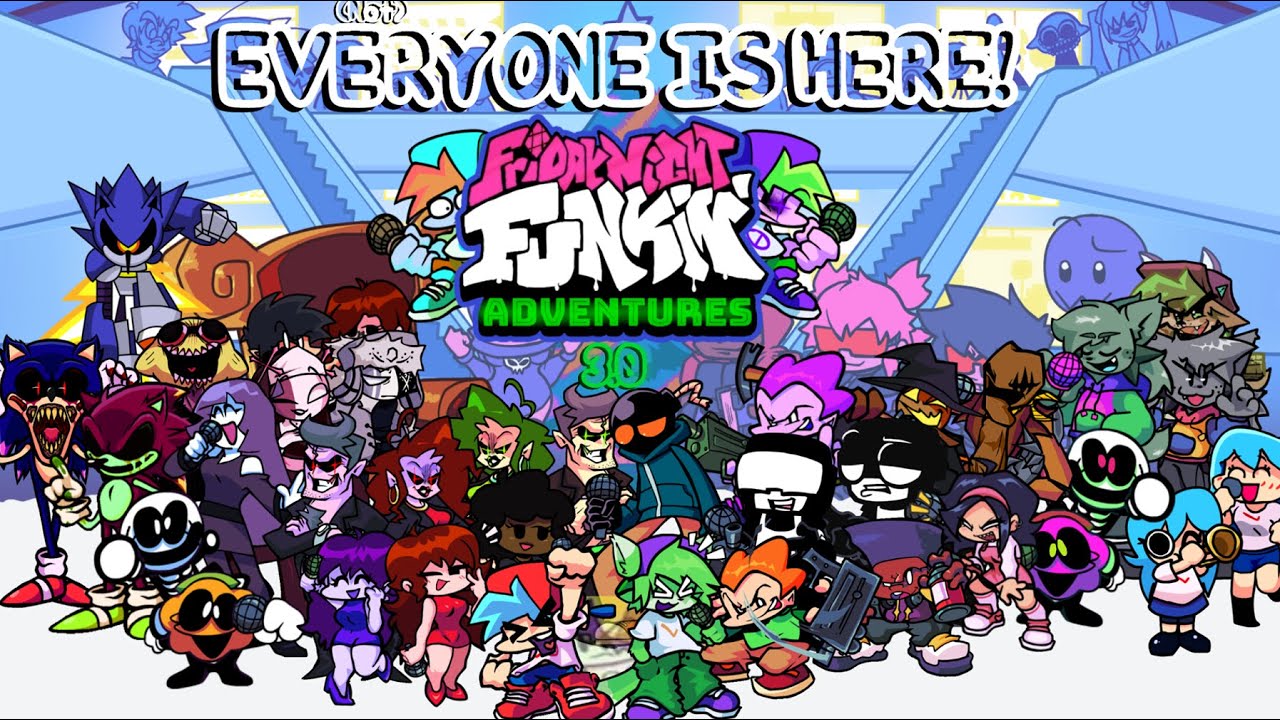 DOWNLOAD! | Funkin Adventures 3.0 | Week 5! | 2 Players Coop!