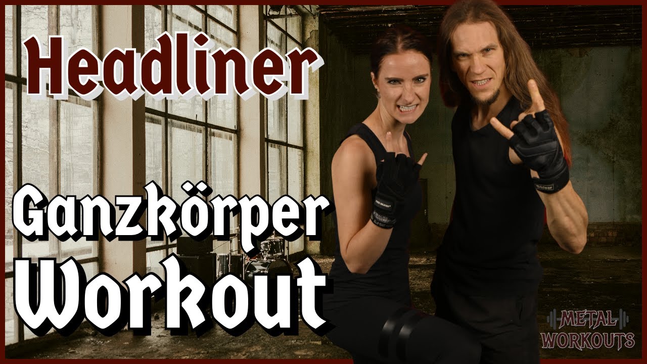 30 MIN GANZK&Ouml;RPER WORKOUT (Heavy!)  |  Metal Workouts (4k)