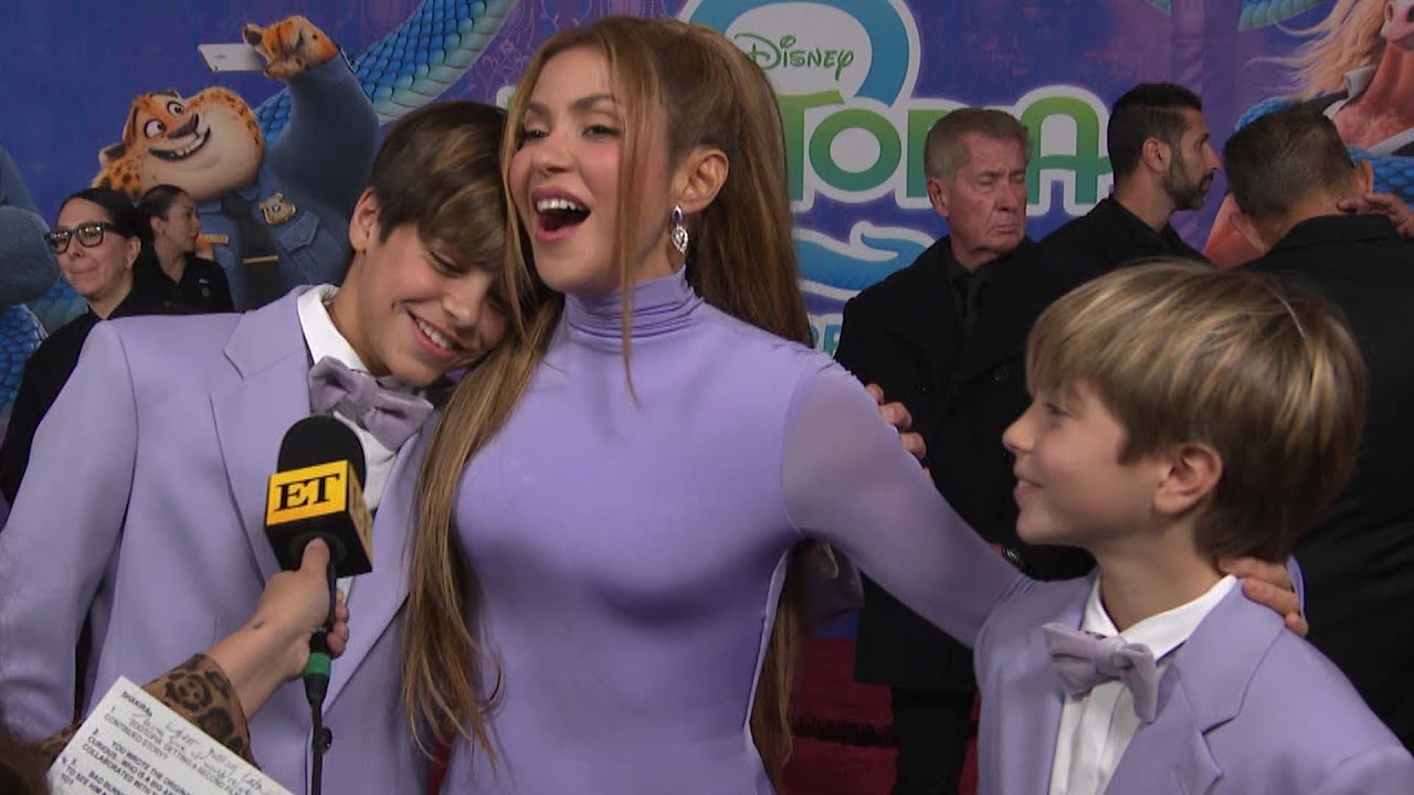 Shakira and Her Sons GUSH Over Collabing on Zootopia 2 (Exclusive)