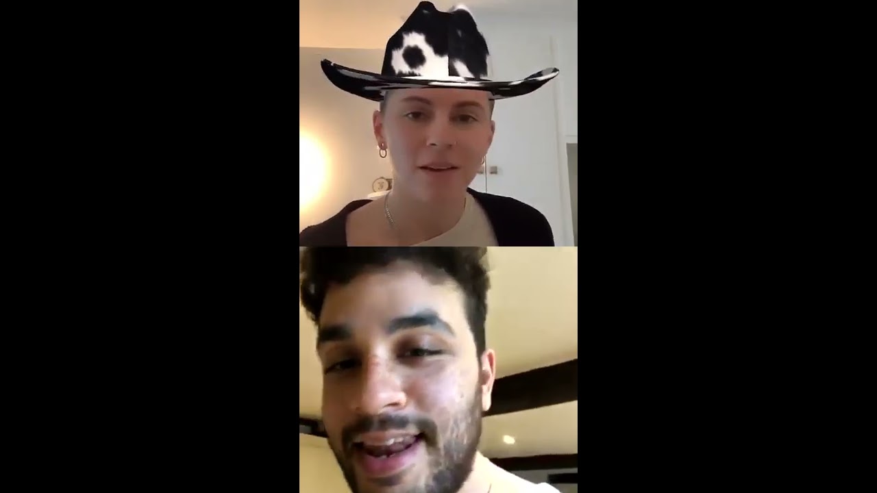 PVRIS (Lynn Gunn & Brian MacDonald) with diymagazine Instagram Live 07/04/2020