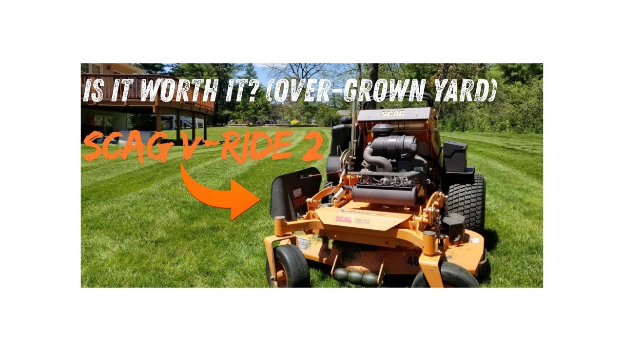 Mowing POV with Scag V-ride 2