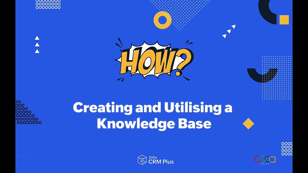 How to implement and utilize a knowledge base with Zoho Desk: a step-by-step demonstration