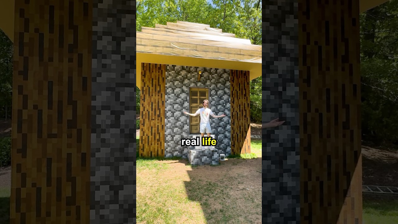 I Made a Minecraft Village